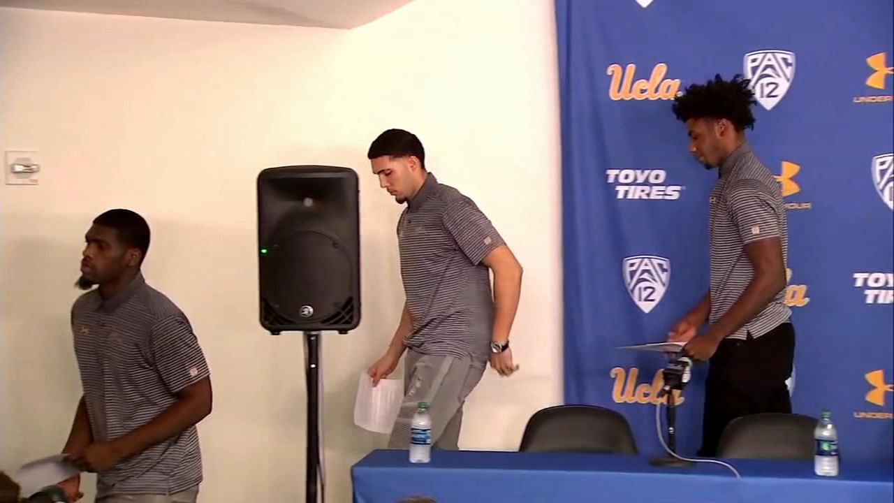 3 UCLA basketball players suspended after theft in China