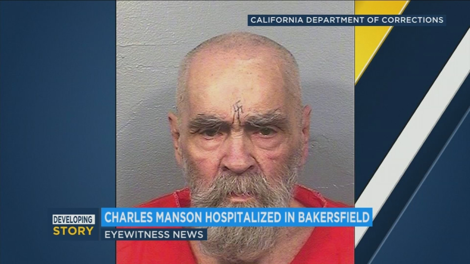 Charles Manson reportedly hospitalized in Bakersfield - ABC7 Los 