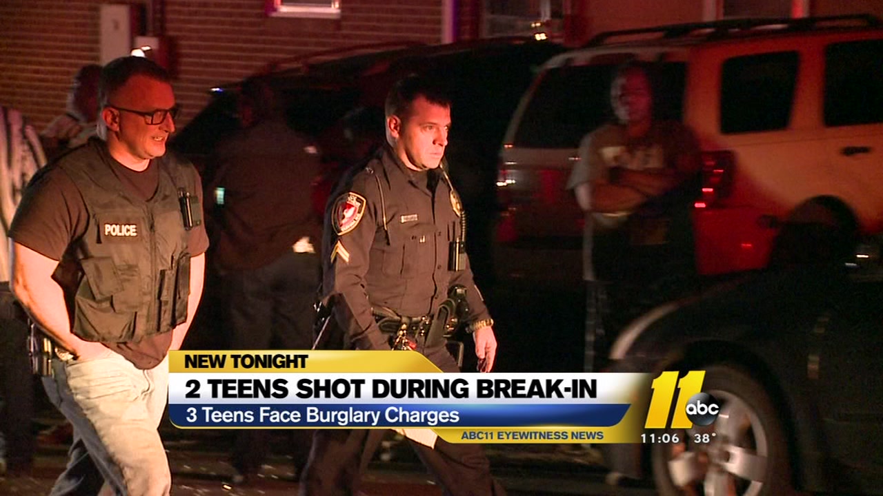 Two shot during home break-in attempt