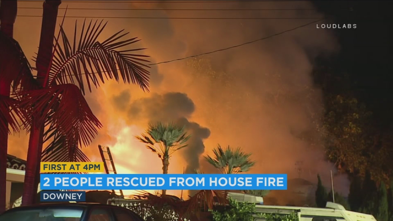 Downey fire leaves man, daughter in critical condition