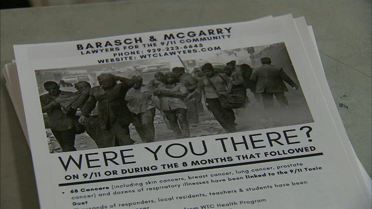 Push to raise awareness for those who may have been sickened by 9/11 toxins
