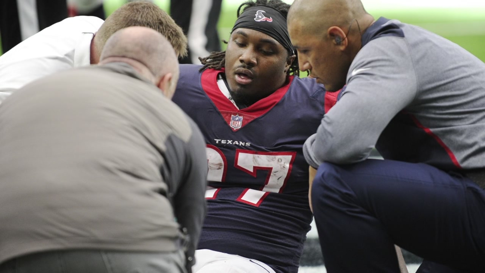 ESPN D'Onta Foreman tore his Achilles during Texans win against
