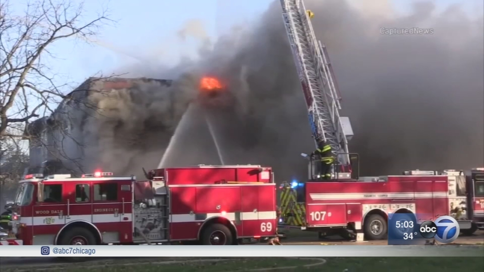 1 dead, dozens displaced in Bensenville apartment fire ABC7 Chicago