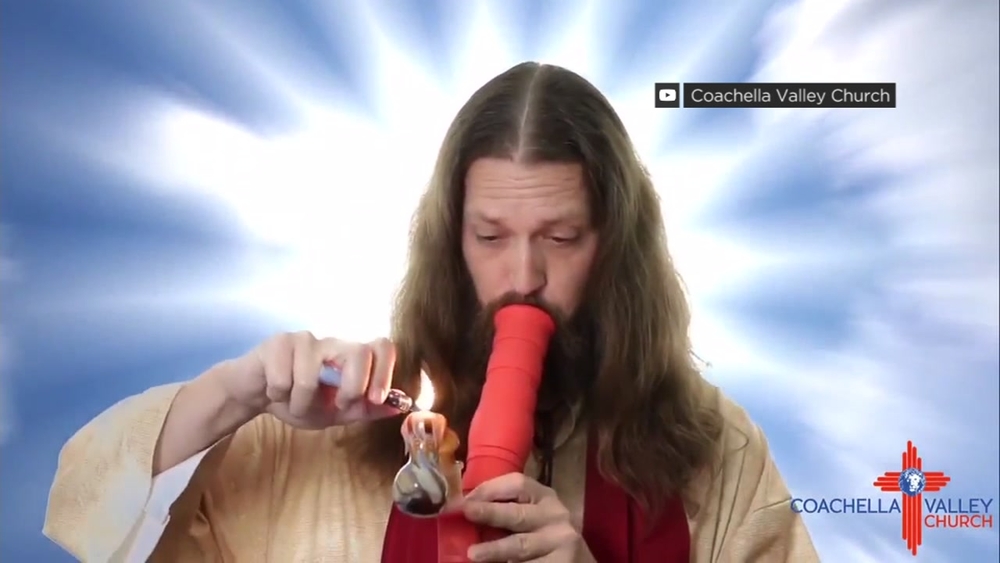 San Jose churches offer marijuana to members, feature pot-smoking Jesus in ads