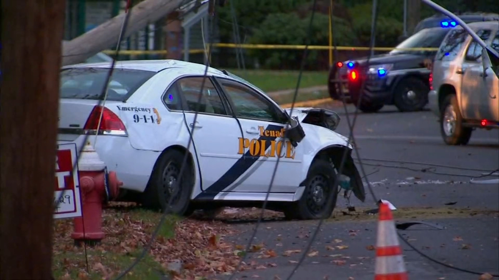 Police chase in Tenafly, New Jersey, after report of fraudulent check