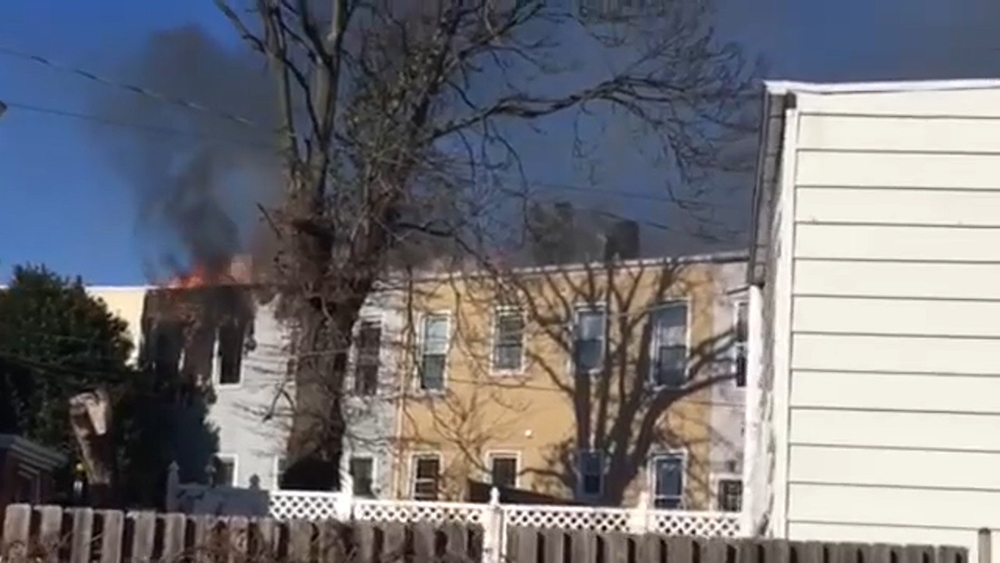 Flames spread to homes in densely populated area of Weehawken