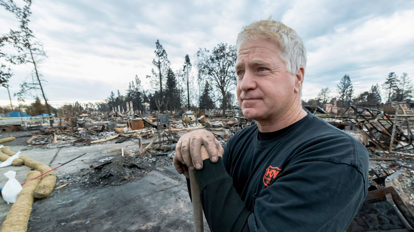 Santa Rosa man spends Thanksgiving clearing fire-damaged home - ABC30