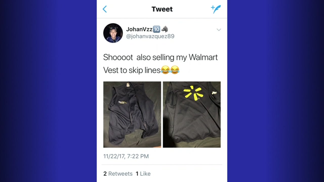 Employees claim to sell uniforms to bypass Black Friday lines