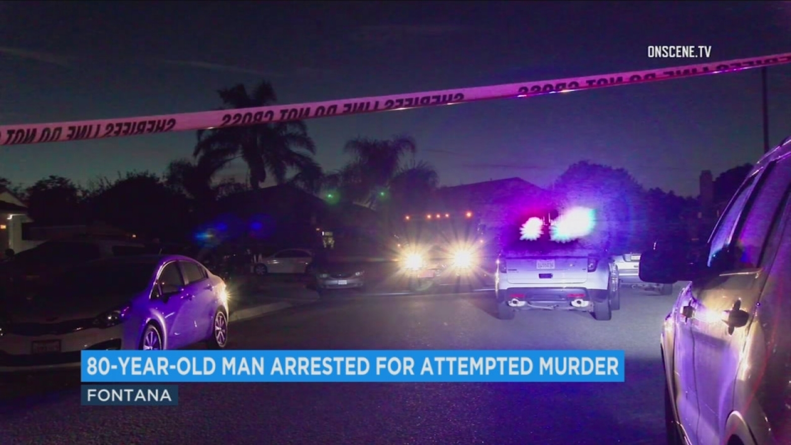 80yearold arrested for allegedly shooting man in Fontana on