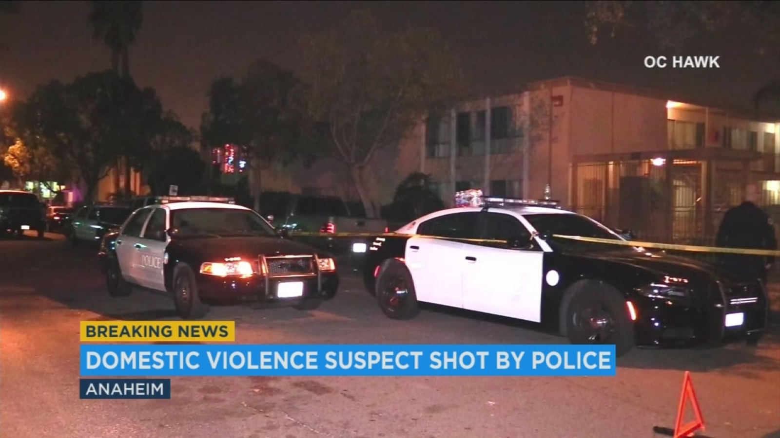 Domestic violence suspect injured in anaheim officer involved shooting