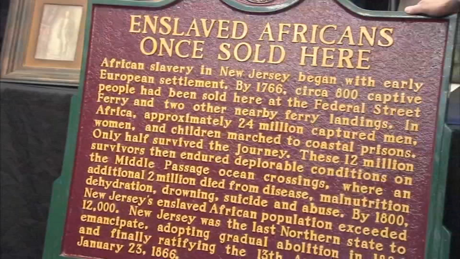 Slave trade monument unveiled in Camden 6abc Philadelphia