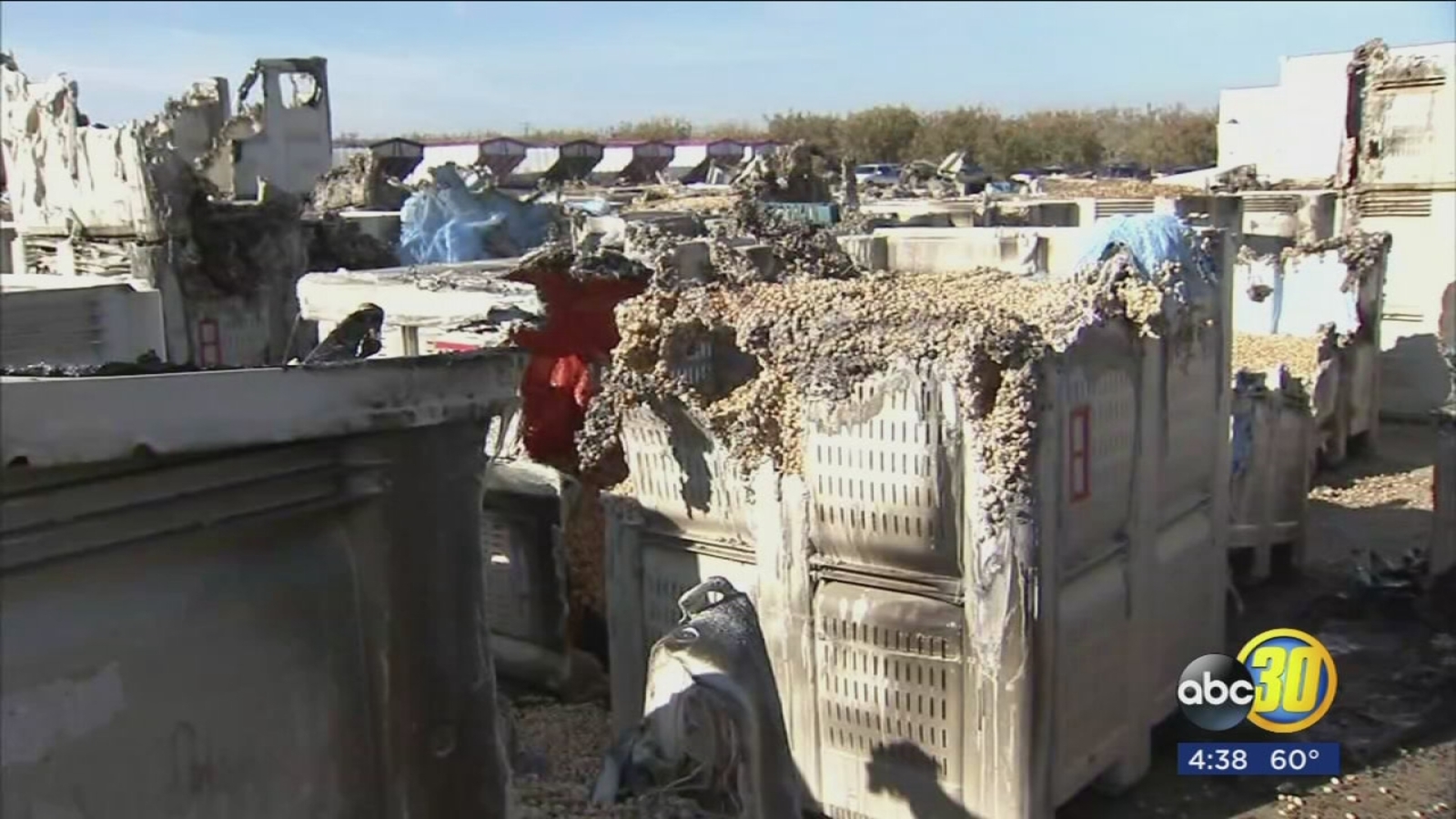 Fire destroys millions of dollars of product at South Valley pistachio