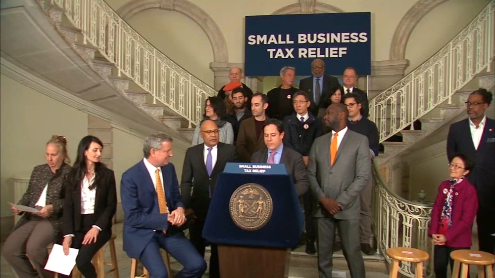 Commerical tax break giving small businesses in Manhattan money back