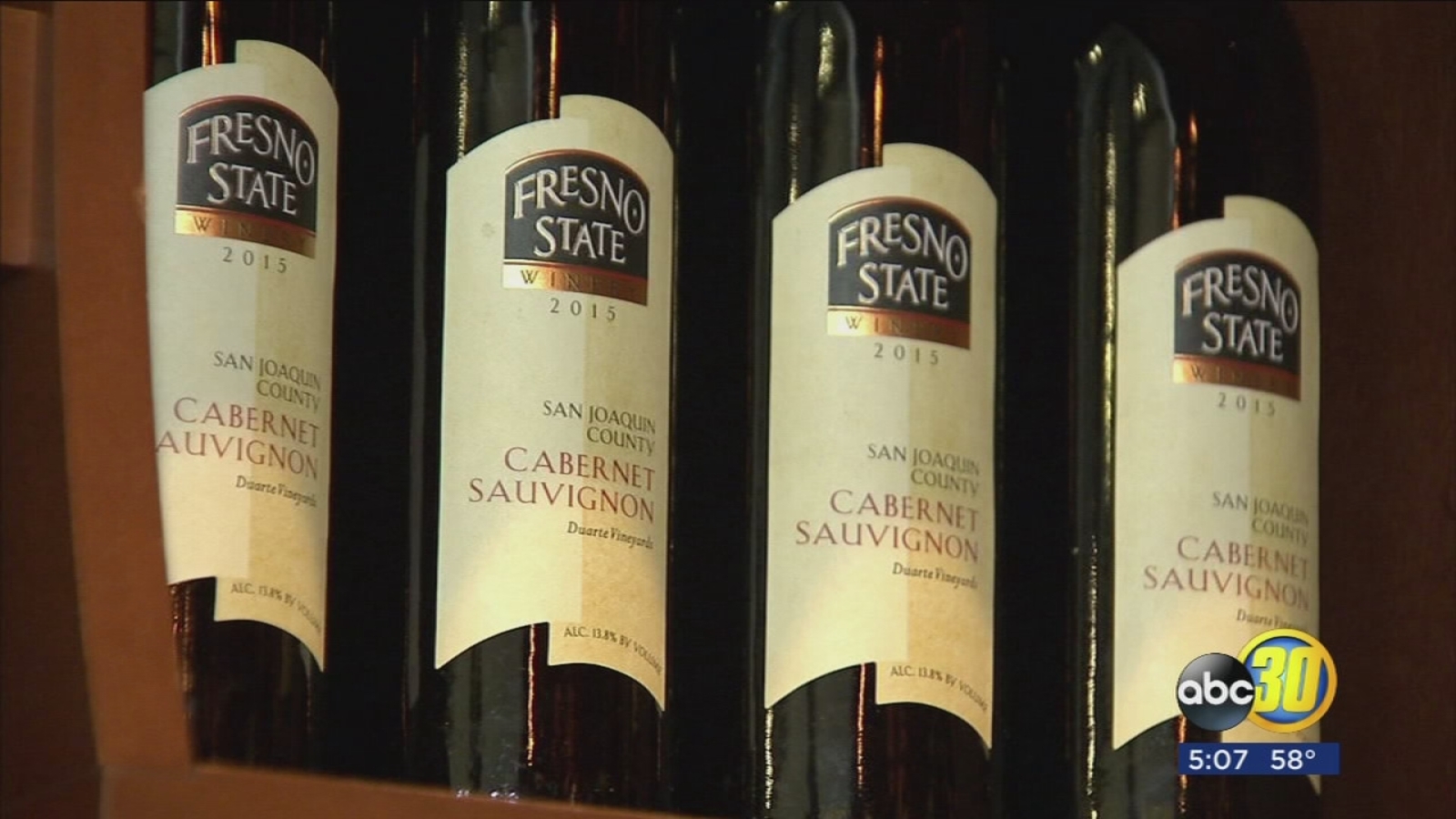 Bottling day at Fresno State, home of nation's first commercial winery