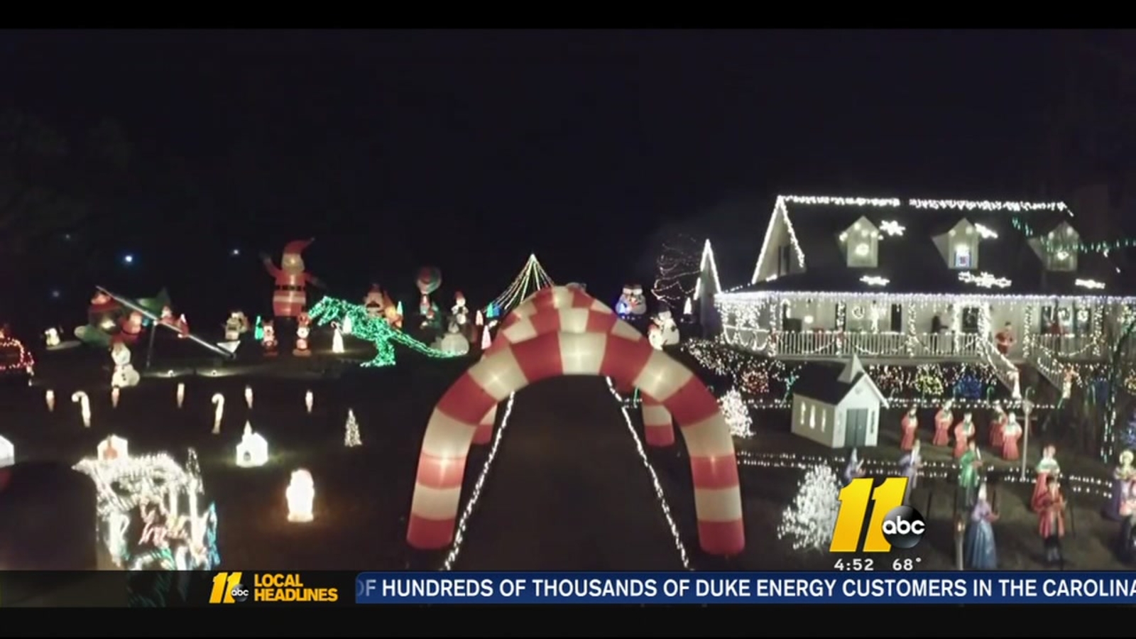 Raleigh winner of The Great Christmas Light Fight looking for new home