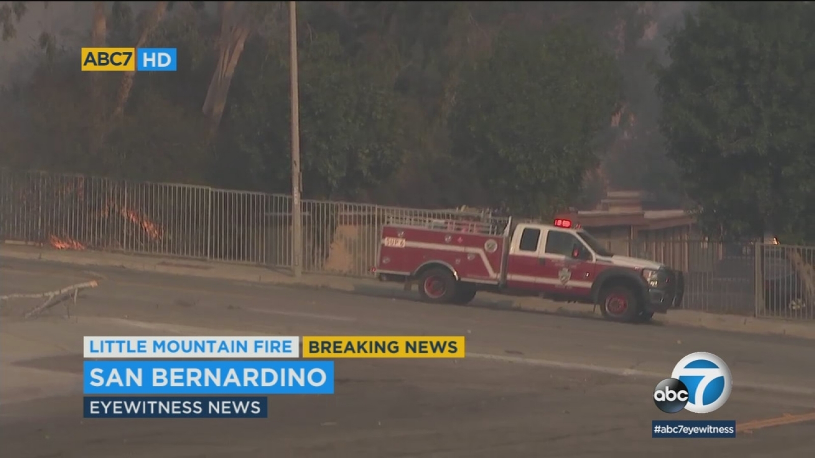 Evacuations lifted for 100acre Little Mountain area fire in San