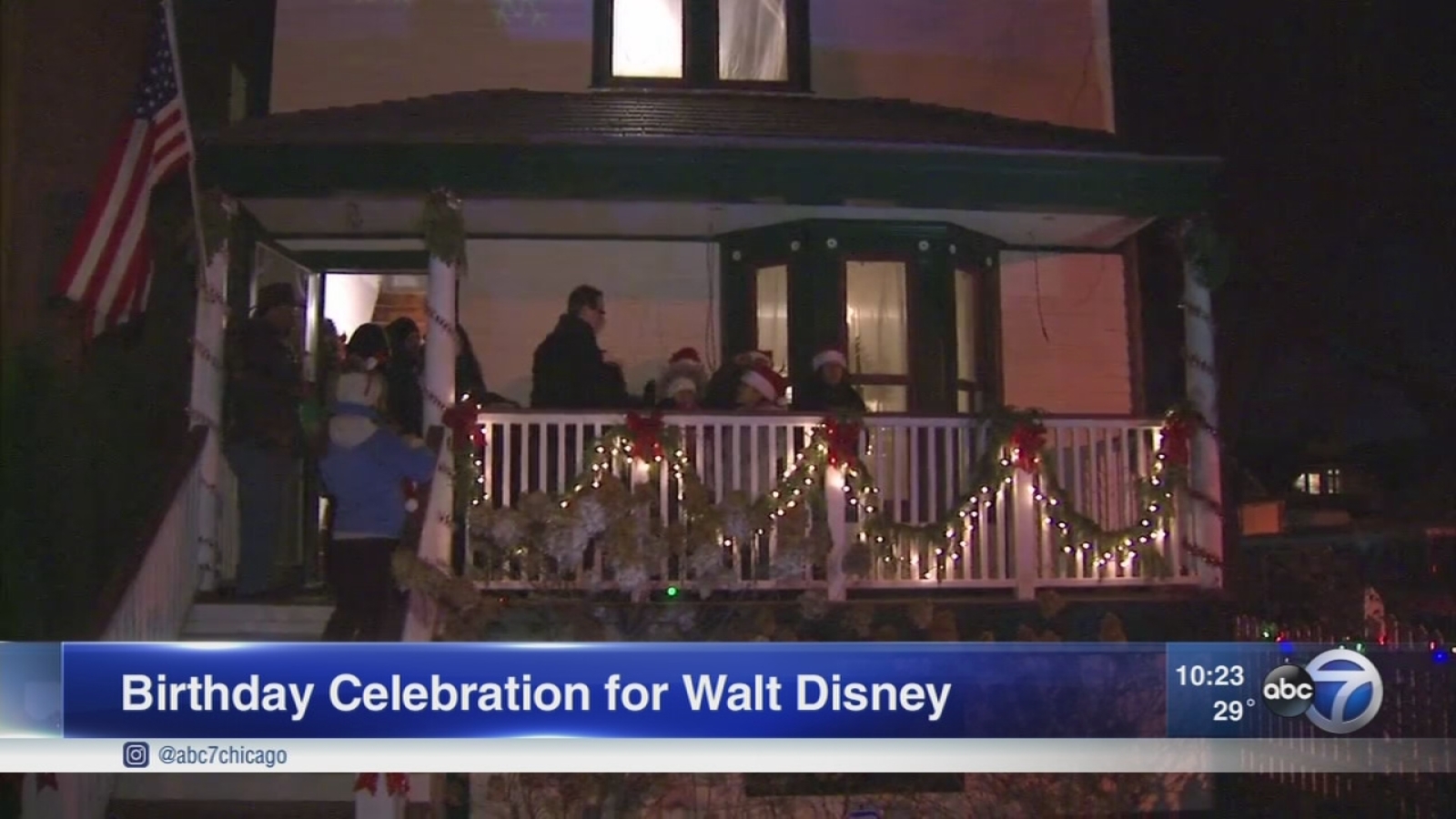 Walt Disney's 116th birthday celebrated at Chicago childhood home