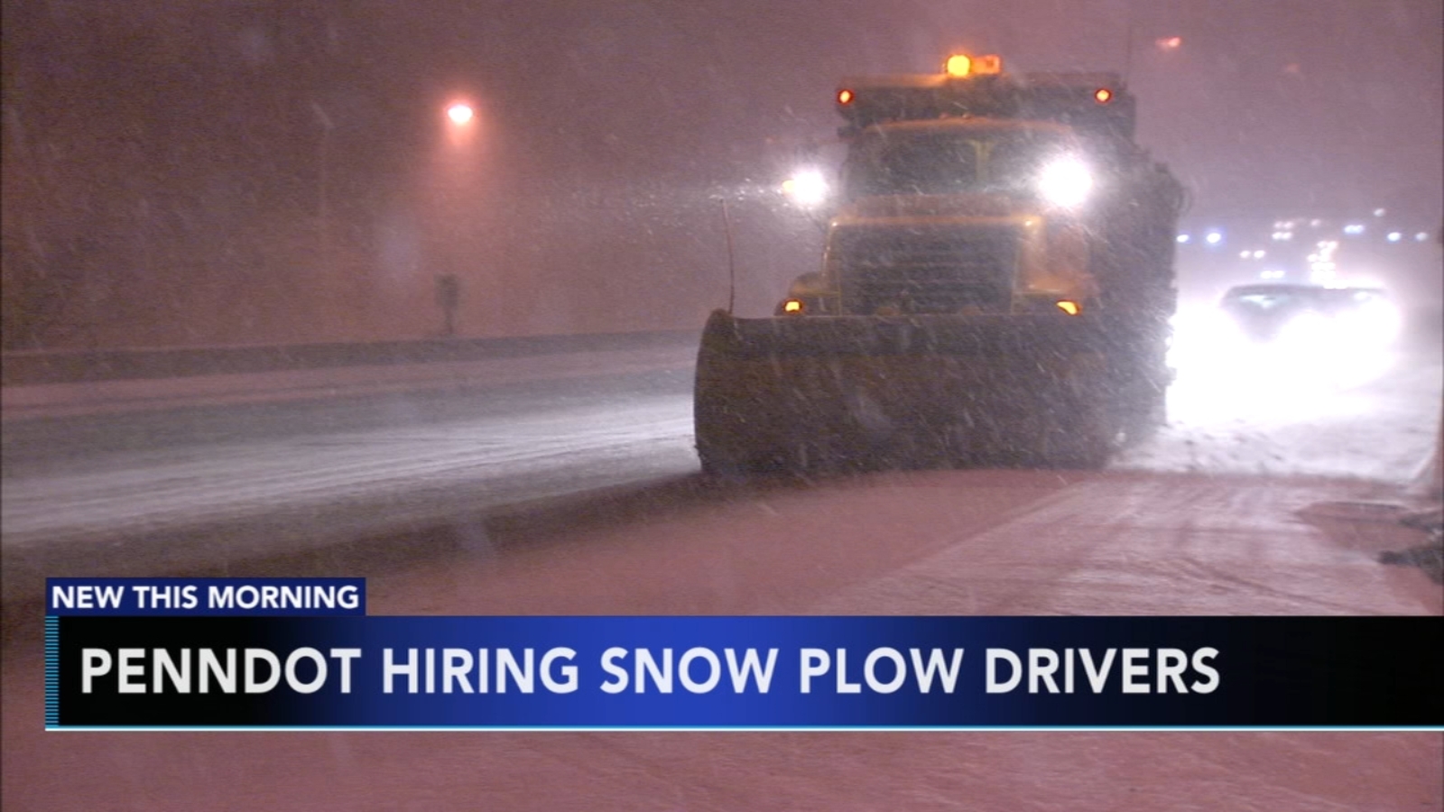 PennDOT facing shortage of snow plow drivers 6abc Philadelphia