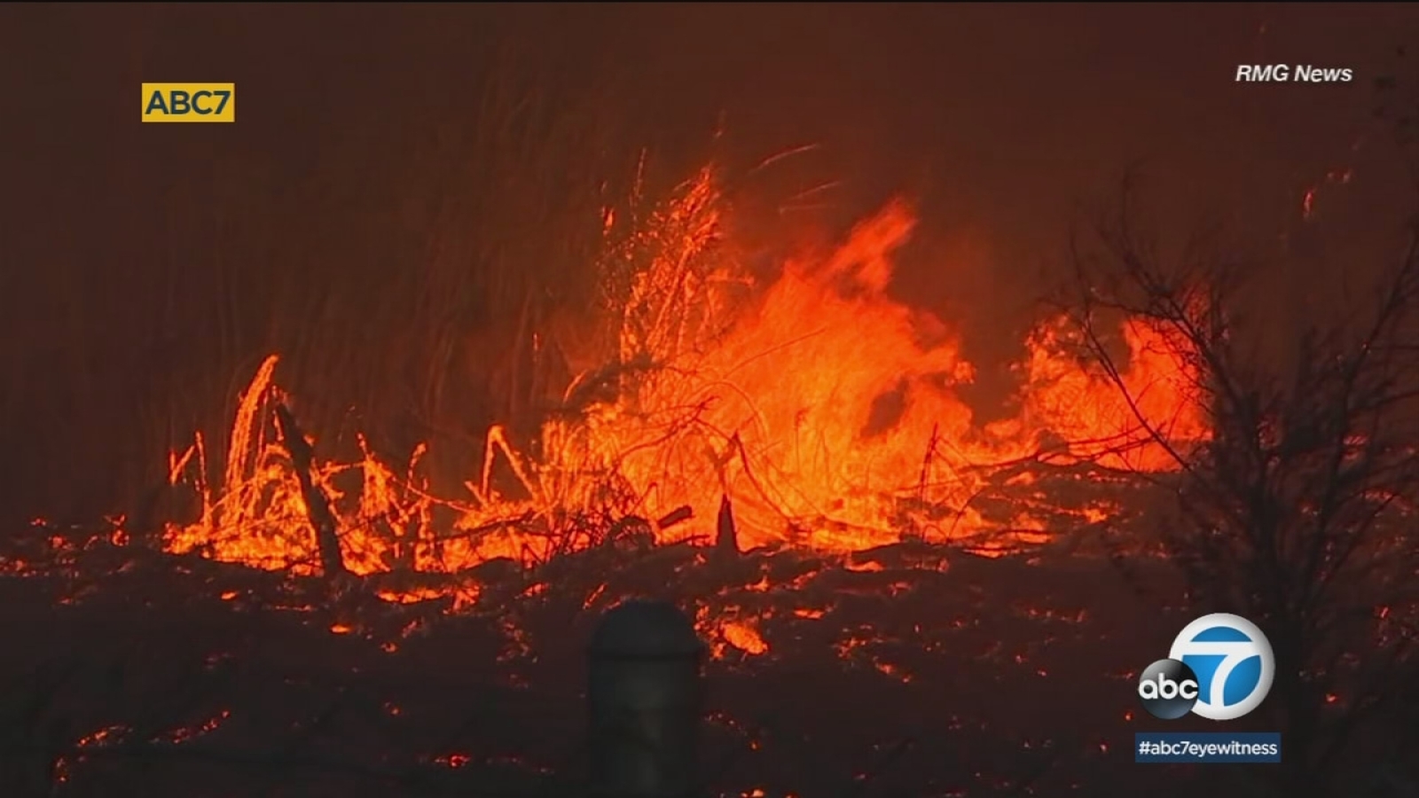 Rye Fire 25 percent contained after charring 7K acres in Santa Clarita