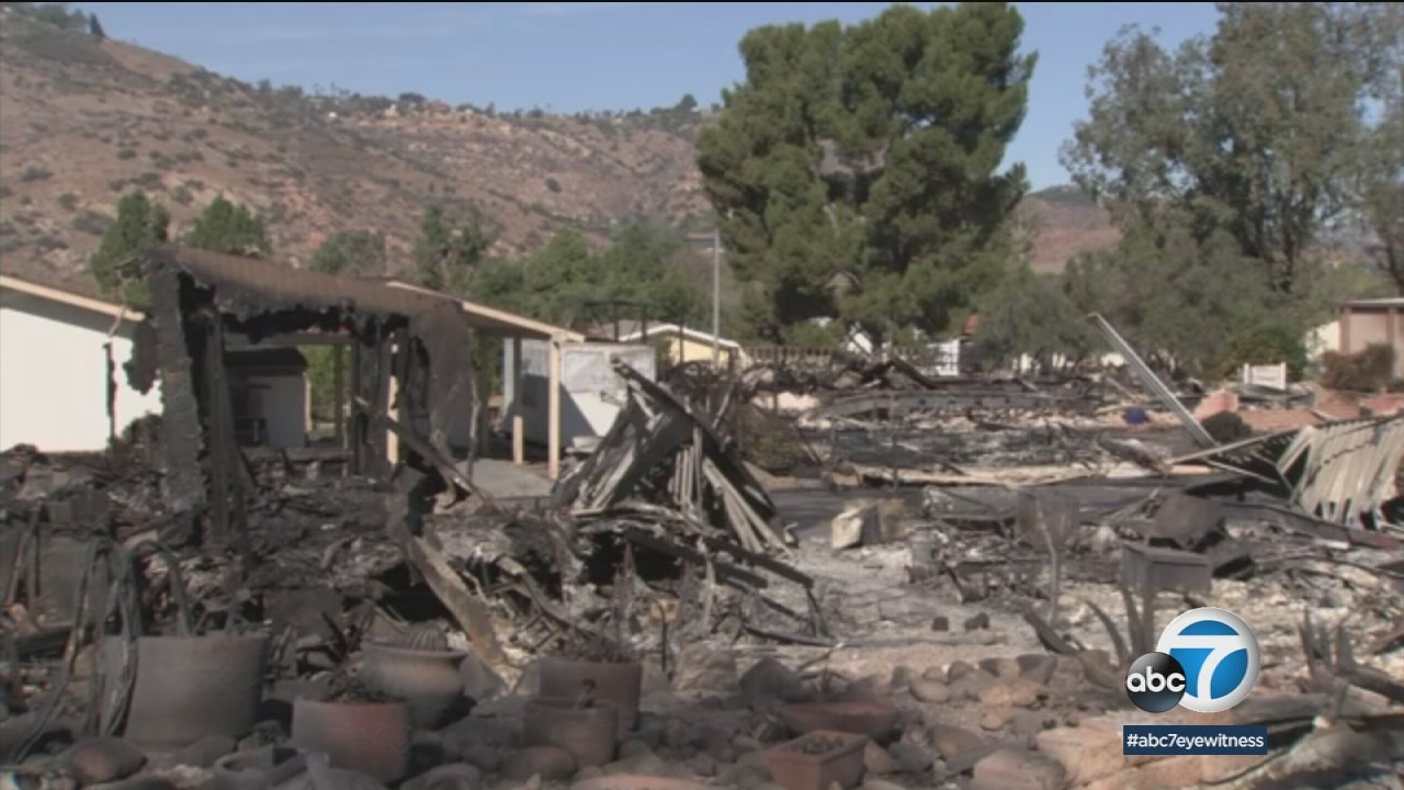 Flames engulf semi-rural San Diego area amid Lilac Fire