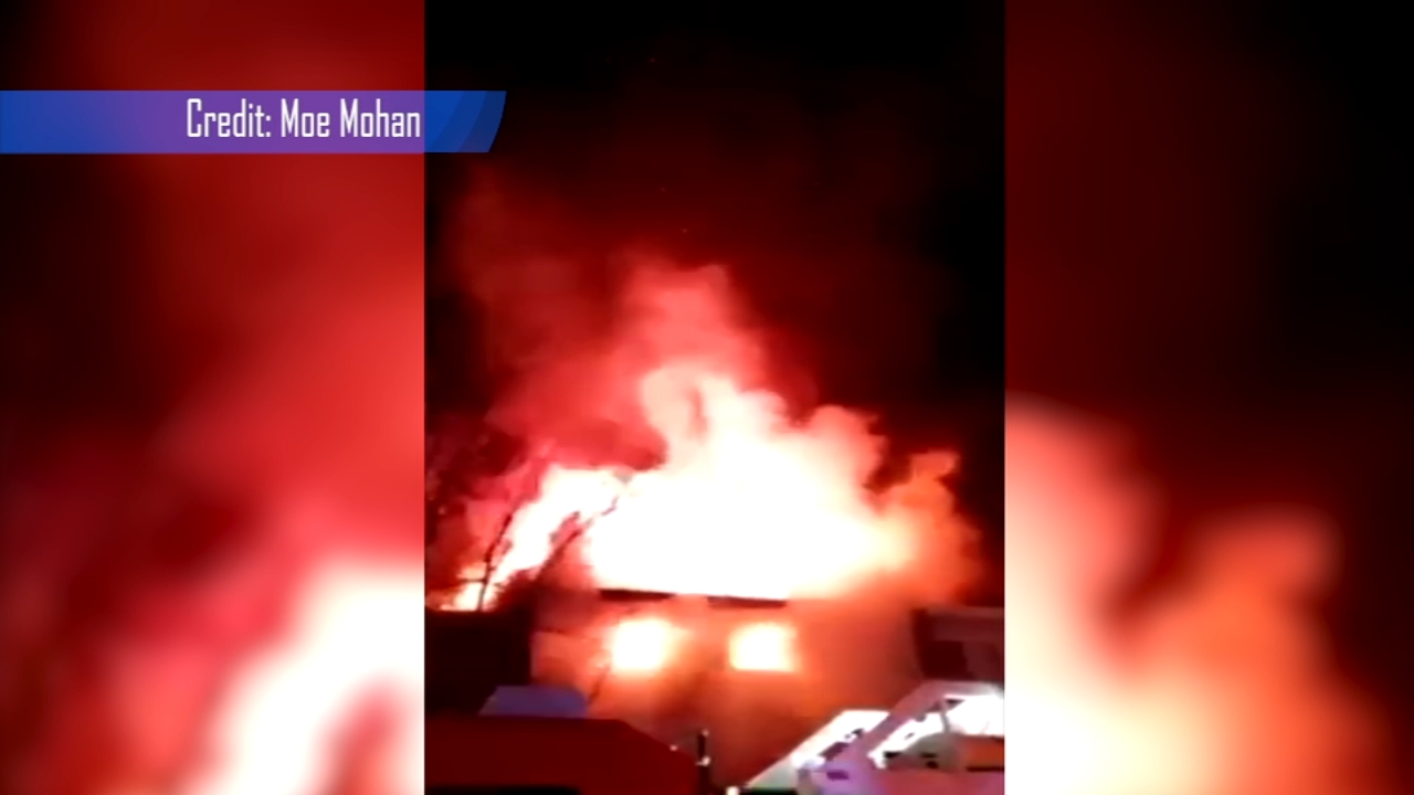 Officer injured, 21 displaced in Blackwood fire