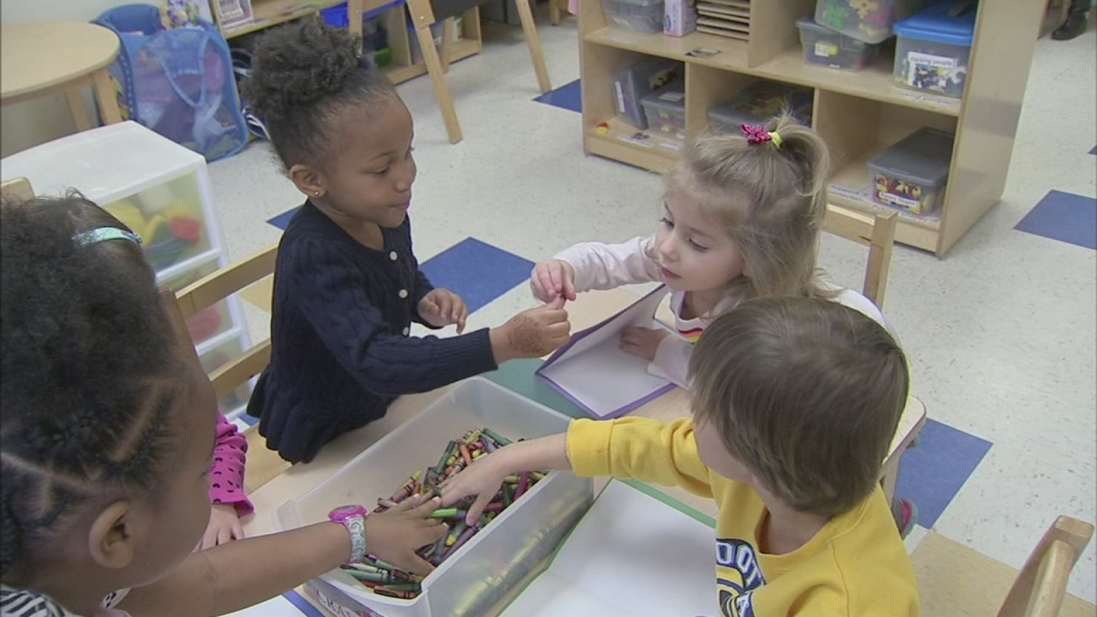 Preschoolers send holiday cheer to the military 6abc