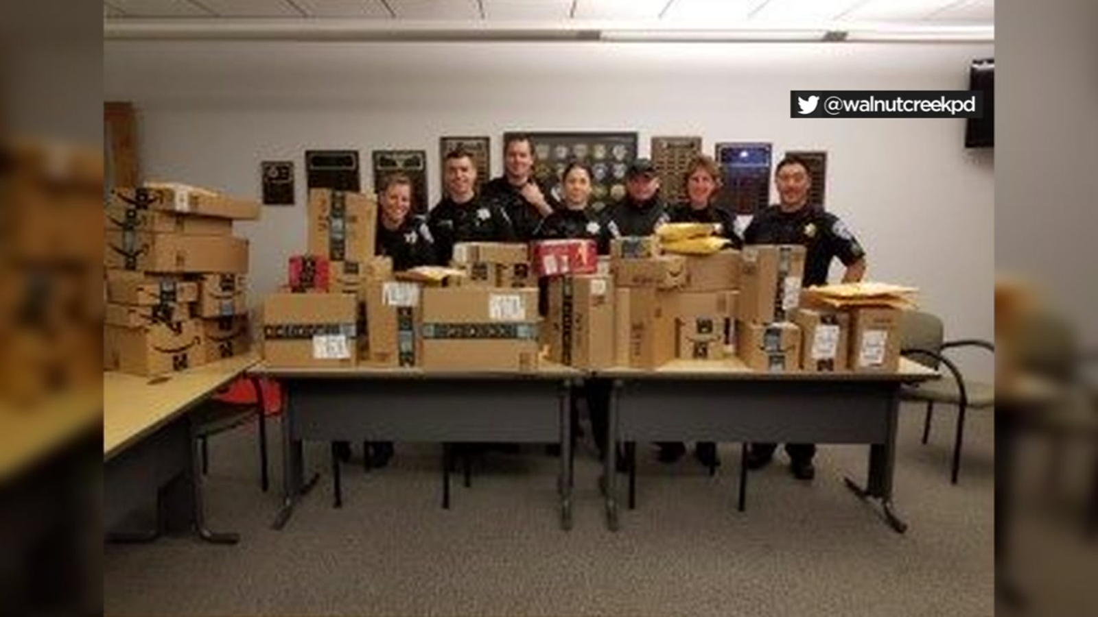 Walnut Creek police deliver items stolen from mail truck - ABC7 San ...