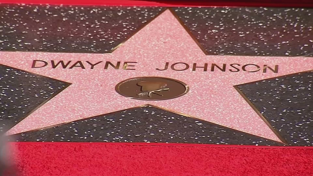 Dwayne 'The Rock' Johnson gets star on Walk of Fame