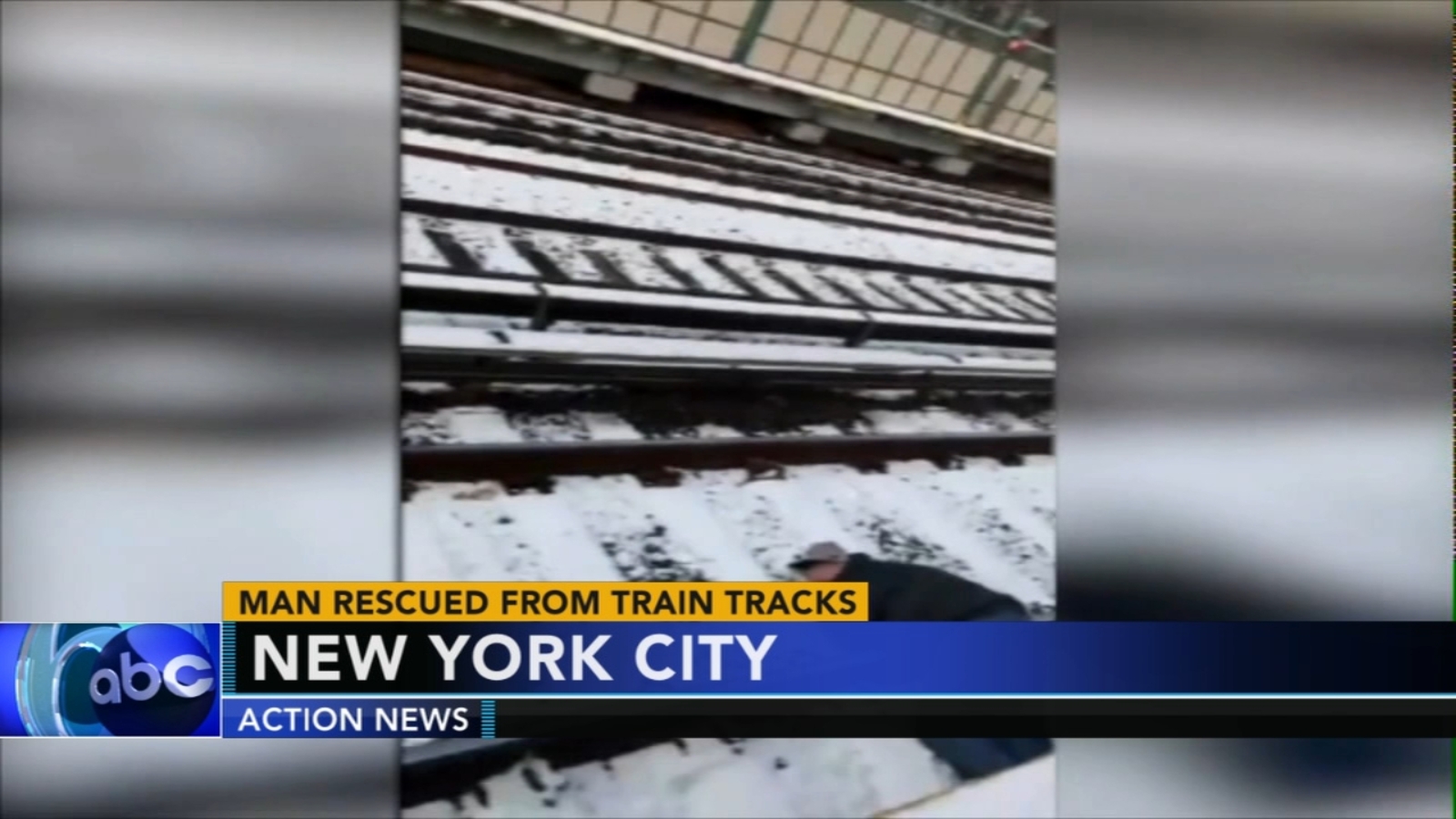 Intense video: Frantic effort to rescue man on subway tracks in ...