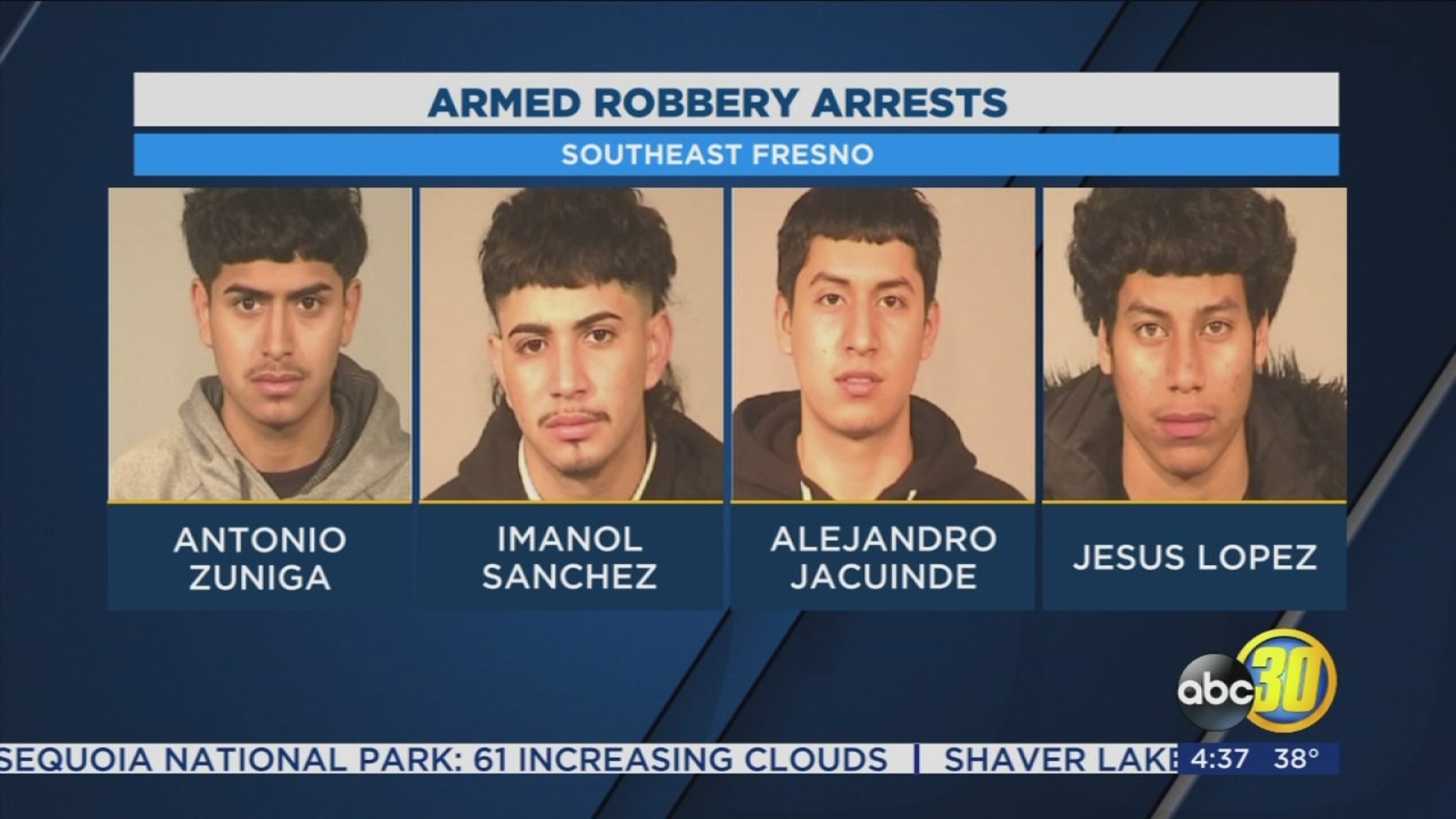 4 men and teen in custody after robbing student at gunpoint in ...