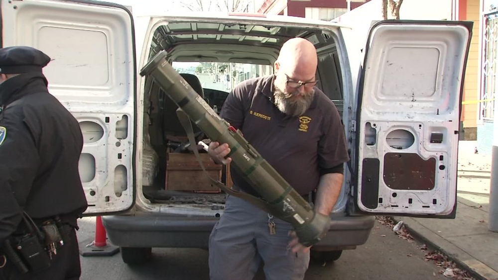 Bazooka handed in at San Francisco gun buyback event