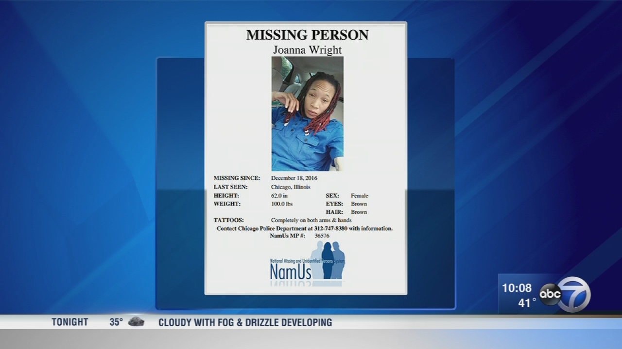 Family and friends of Joanna Wright gathered to raise awareness about the one-year anniversary of her going missing a year ago on Dec. 18, 2016.