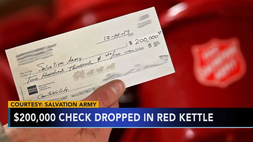 $200K check dropped in red kettle