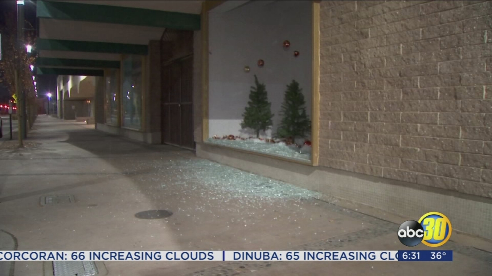 One person in custody for throwing brick through window of Downtown