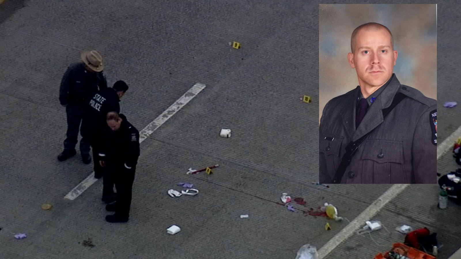 New York State trooper seriously injured after struck by vehicle on Long Island Expressway in