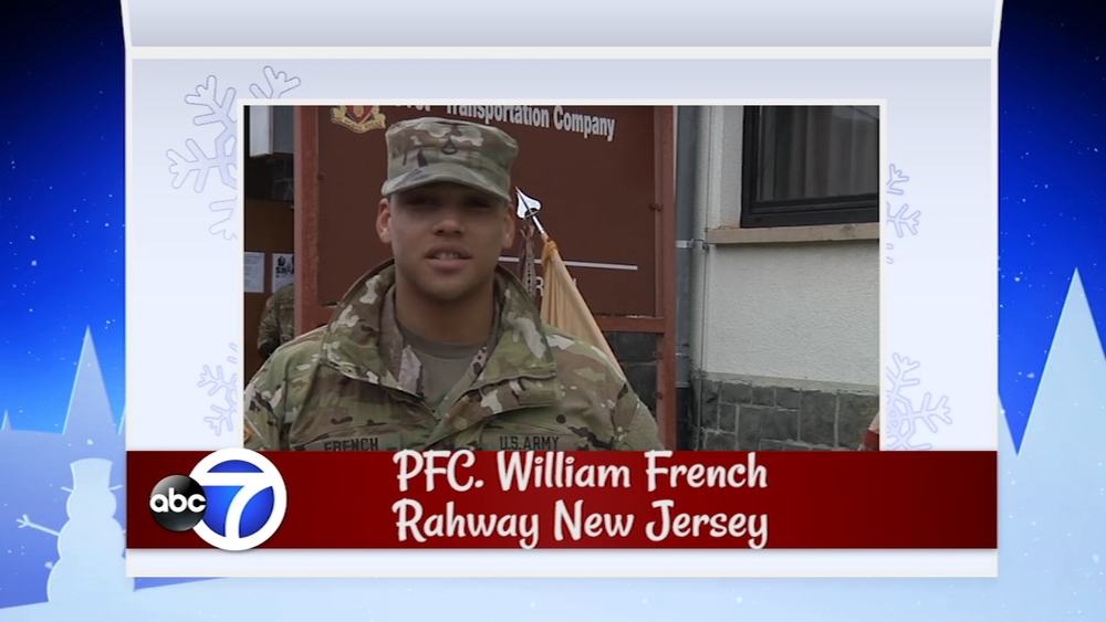 Seasons Greetings from PFC William French