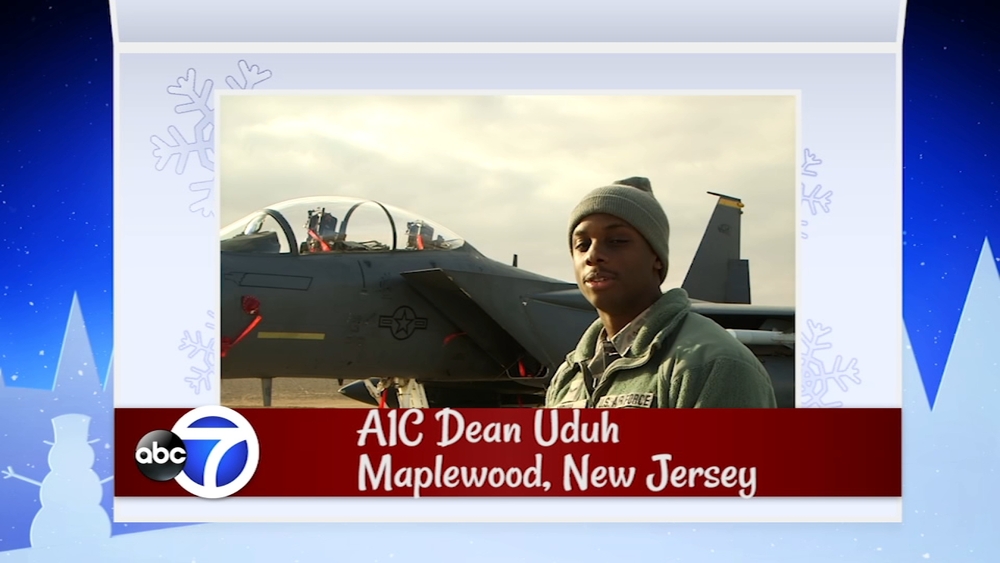 Seasons Greetings from  A1C Dean Uduh