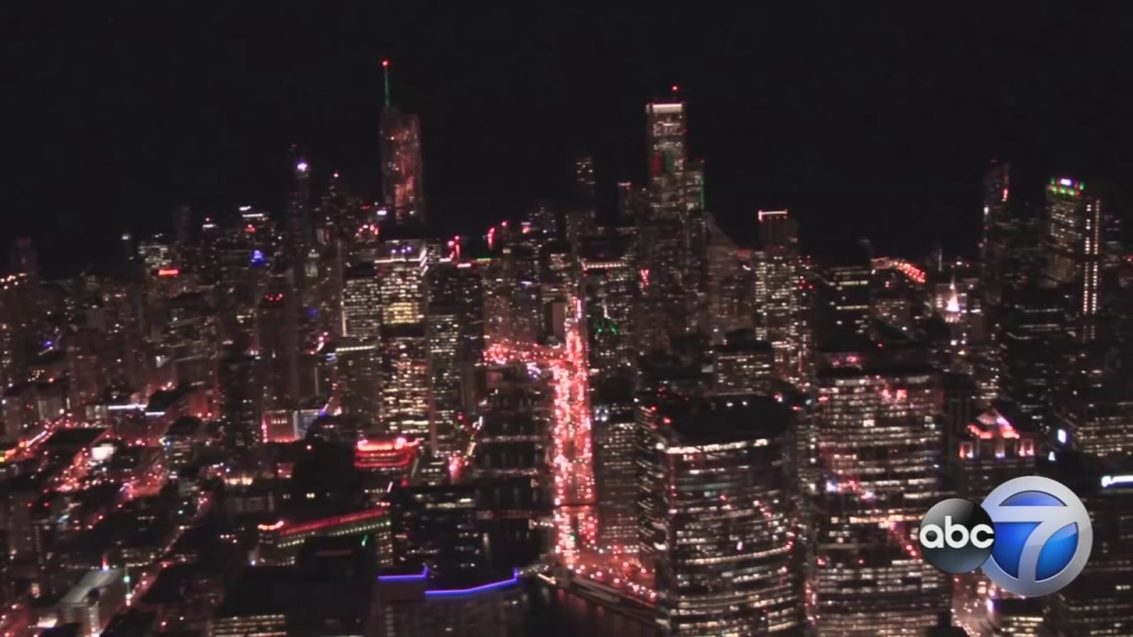 Chicago holiday lights dazzle from above ABC7 Chicago
