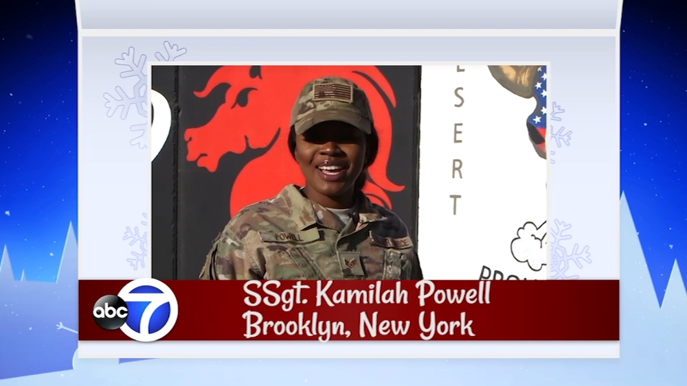 Seasons Greetings from SSgt Kamilah Powell