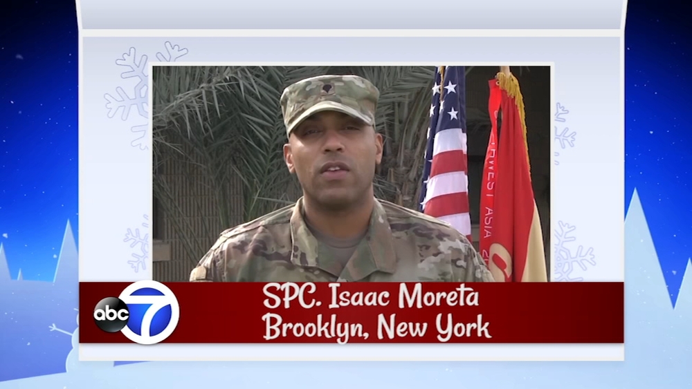 Seasons Greetings from SPC Isaac Moreta