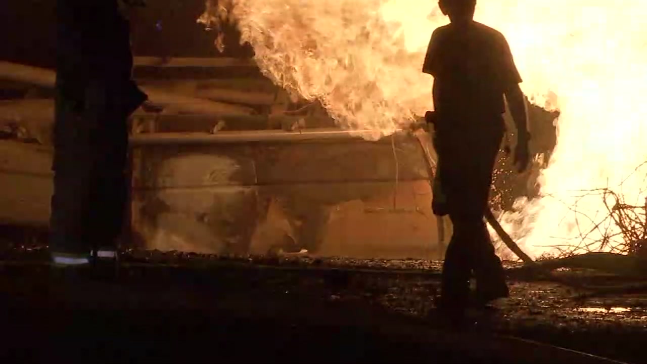 Power back on in Dickinson after crash that ruptured gas line