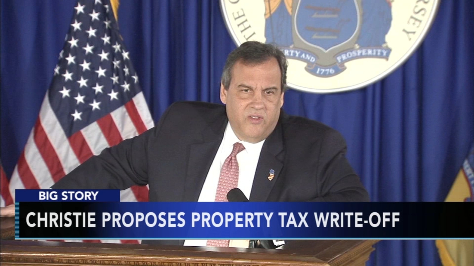 Christie calls for property tax writeoff on state returns 6abc Philadelphia