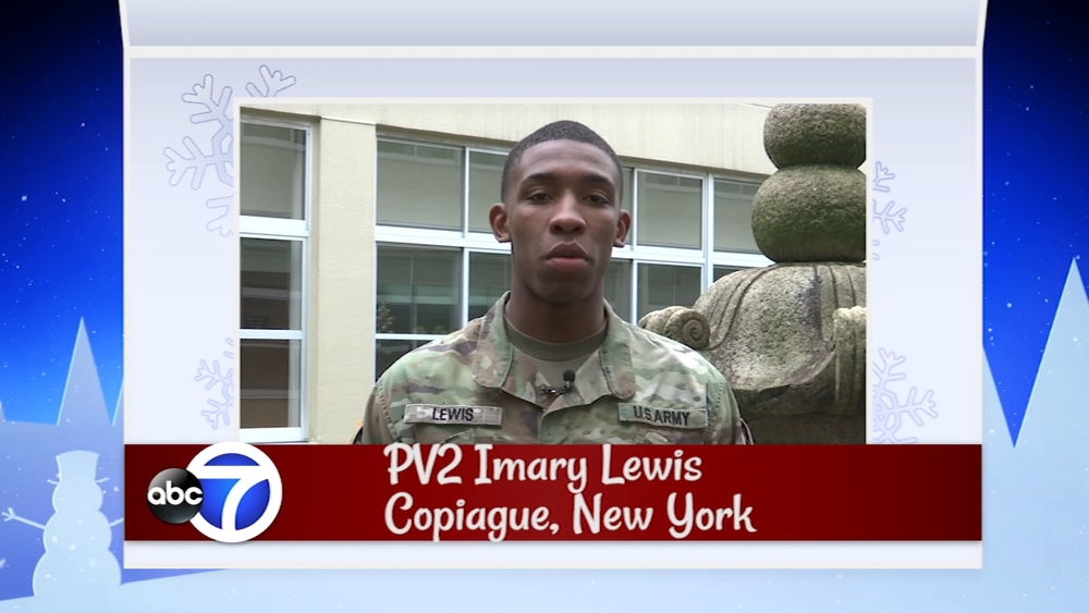 Seasons Greetings from PV2 Imary Lewis