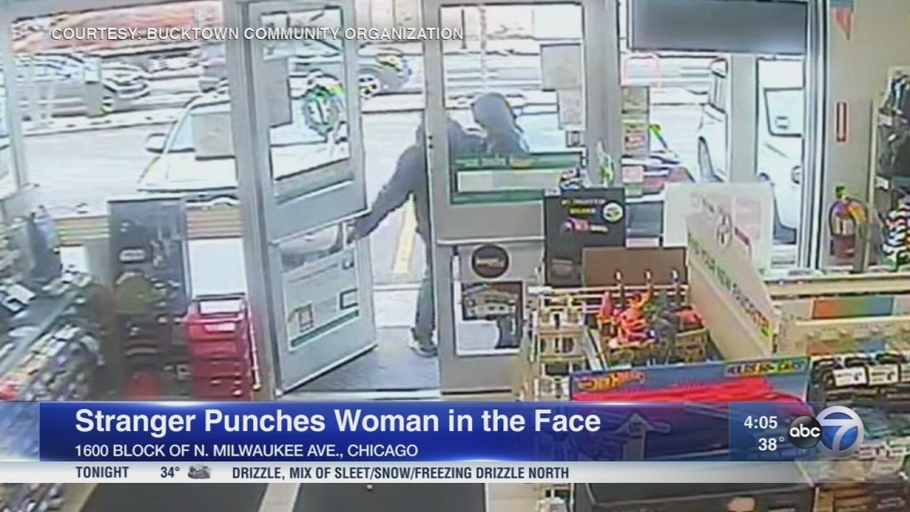 Woman punched in face by stranger at Wicker Park 7-Eleven