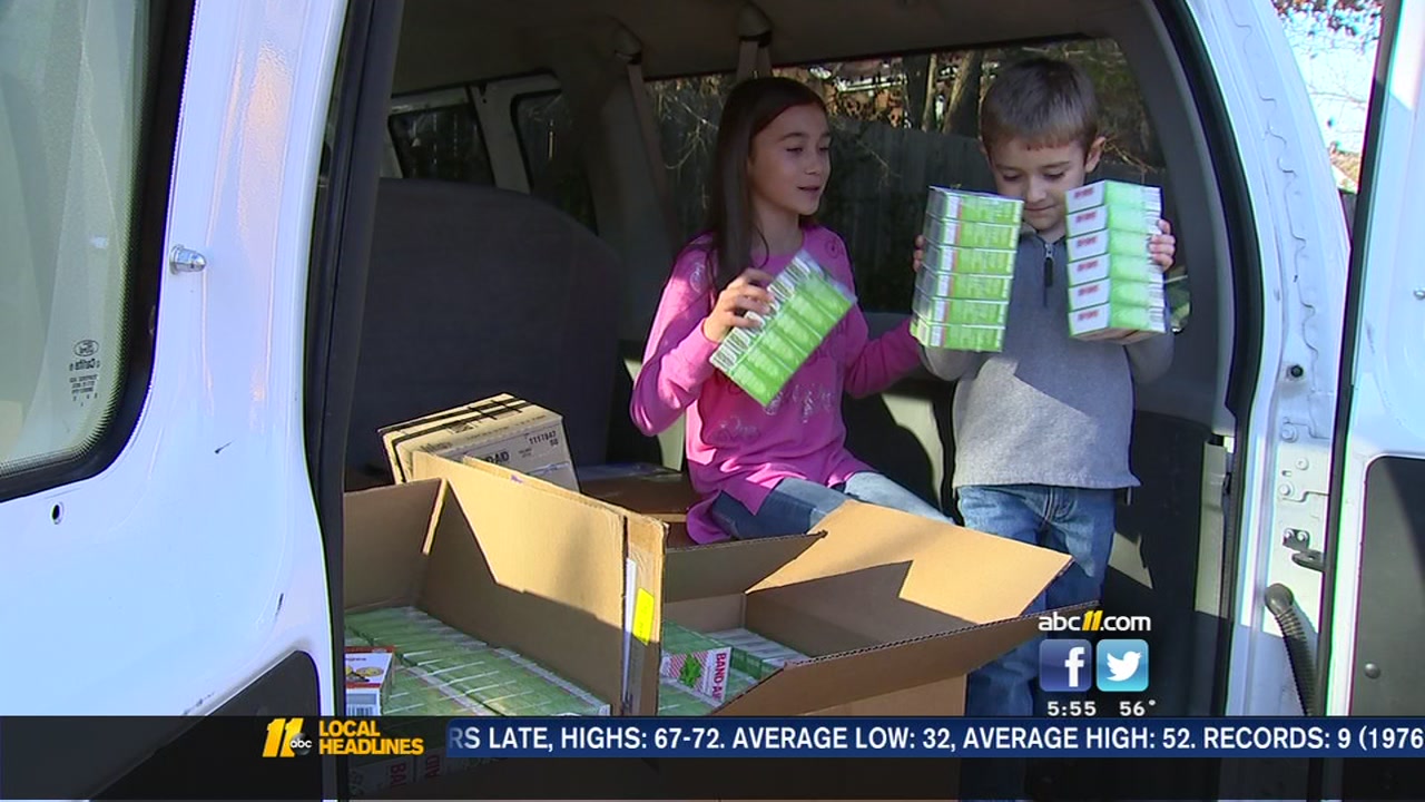 Johnson & Johnson donates 32,000 Band-Aids to Triangle kids with cancer
