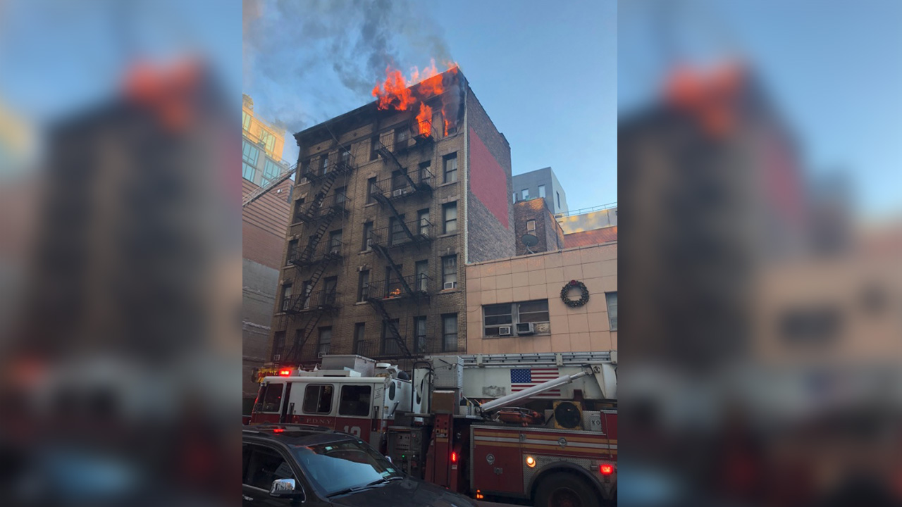 Dozens forced out of home after fire tears through Chelsea apartment building