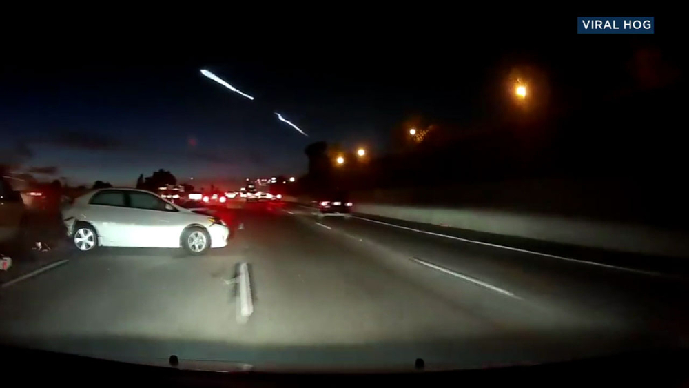 Video shows multi-car crash in Beaumont caused by SpaceX launch