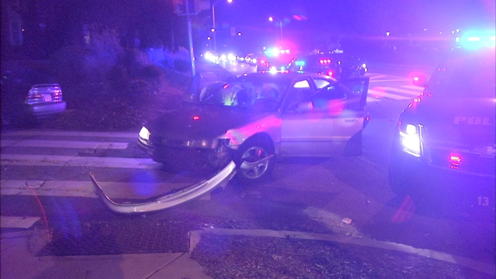 Police chase from Haverford to Philadelphia ends in crash - 6abc ...