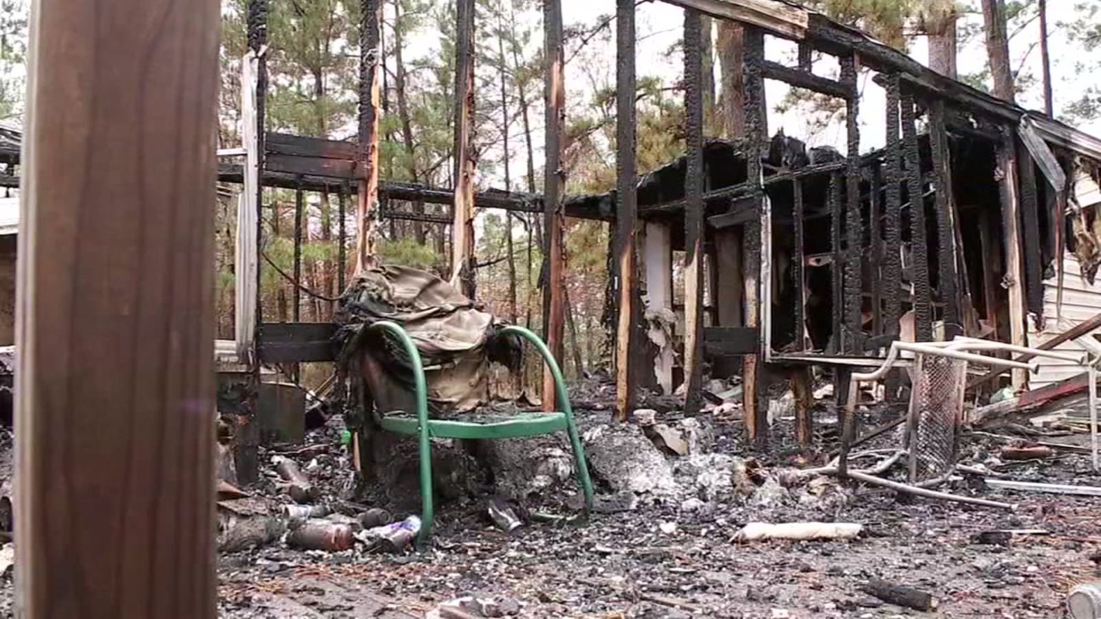 Couple and puppy escape burning New Waverly home after Christmas tree