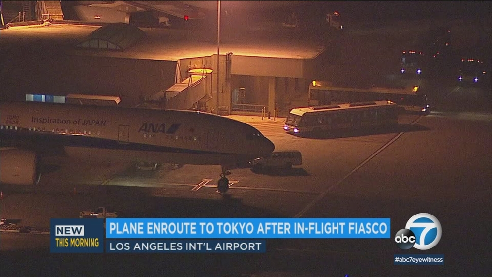 Tokyo-bound flight sent back to LAX after 'unauthorized person' discovered